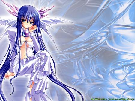 L'ANGE AU CHEVEUX BLEUS